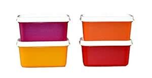 Buy Aspiration's Tupperware Keep Tab Extra Mini Set of 4 (Color May ...