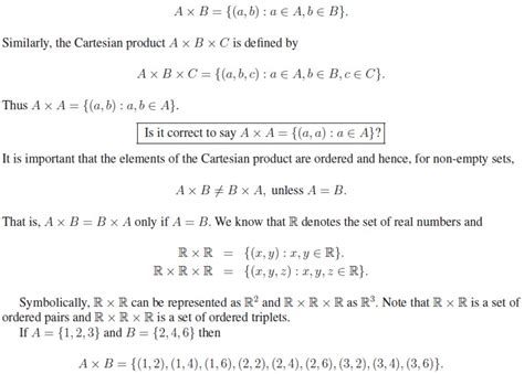 Image result for Cartesian Product Examples