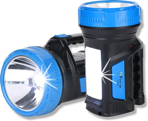 FIRSTLIKE 75W Ultra Bright Rechargeable Led Torch Light Laser Long ...