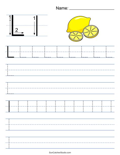 Letter Recognition & Phonics Worksheet - L (Uppercase) - Super Simple ...