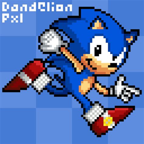 Sonic Pixel Art by DandelioNPixelart on DeviantArt