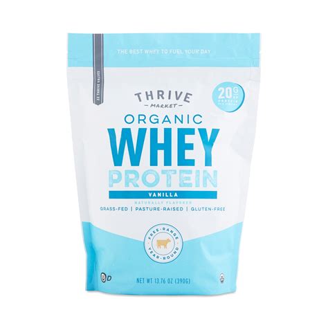 Organic Vanilla Whey Protein | Thrive Market