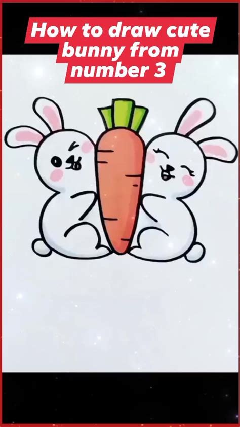 Image result for Draw Rabbit Using Number 52