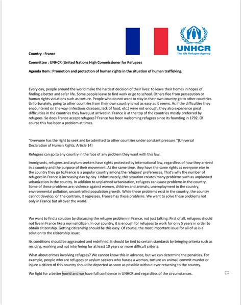 Example Position Paper Mun Examplepapers