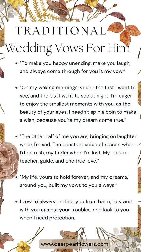 Image result for Wedding Vows Examples