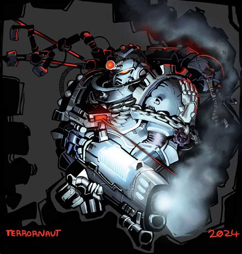 Iron Hands - Art by Luisa M.S. - 40K Gallery