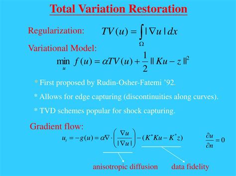 Image result for Total Variation Regularization