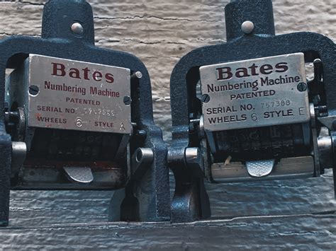 Image result for Bates Stamp Machine