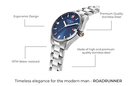 SWISS MILITARY HANOWA SMWGH2200102 - Roadrunner Swiss Made Blue Watch ...