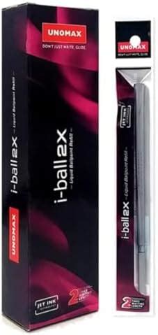 i-Ball 2X Liquid Ball Point Refill - 2 Times Writing Length - Tip Size ...