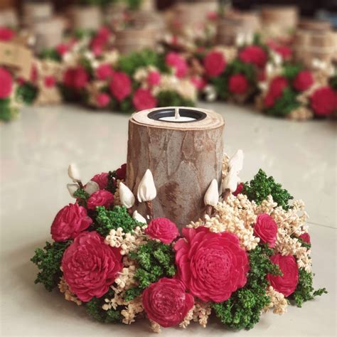 Gorgeous in Red Festive Candle Holder