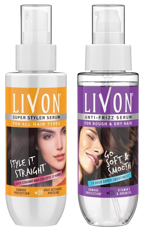 Buy Livon Serum For Women For Dry & Rough Hair For 24 Hour Frizz-Free ...