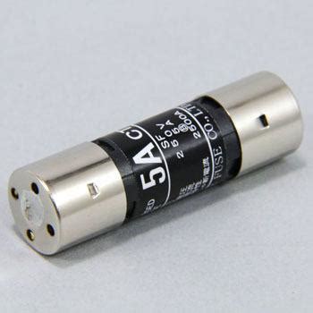 F-7170-5A B種 普通溶断型 ヒューズ管 F-7170 サトーパーツ AC250V 5A 寸法(Φ×mm)15×50 1個 【通販モノタロウ】