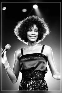 Whitney Houston Limited Matte Finish Poster Paper Print - Animation ...