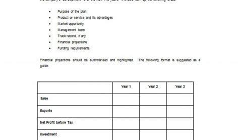 Free Microsoft Business Plan Template 的图像结果