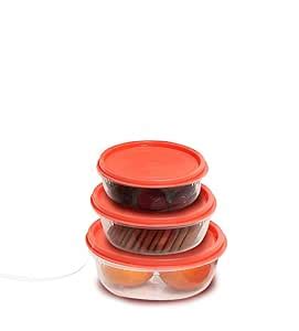 Buy UNICA Round Bowl, BPA-free Microwave Bowls with Lids, Air resistant ...