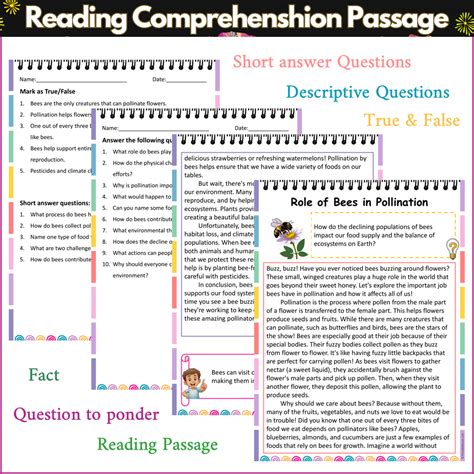 Role of Bees in Pollination | Reading Comprehension Passage and Questi ...
