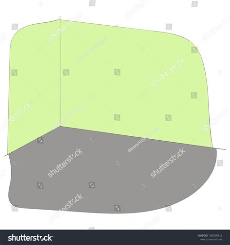 2 Blank One Room Floor Plans Templates Stock Vectors and Vector Art ...