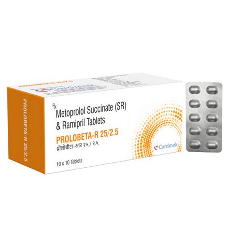 Prolobeta-R 25/2.5 Tablets Gelmek Healthcare Pvt. Ltd