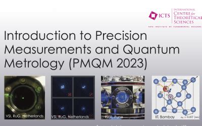 Introduction to Precision Measurements and Quantum Metrology | ICTS