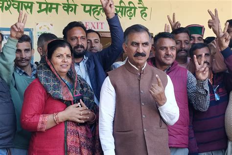 Himachal Election: Congress Leader Sukhu Confident Of Party’s Chances ...