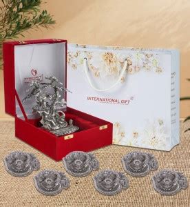 INTERNATIONAL GIFT Silver Radha Krishna Tree Oxidized Finish With ...