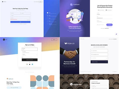 Login & Sign up Templates freebie for Figma and Adobe XD