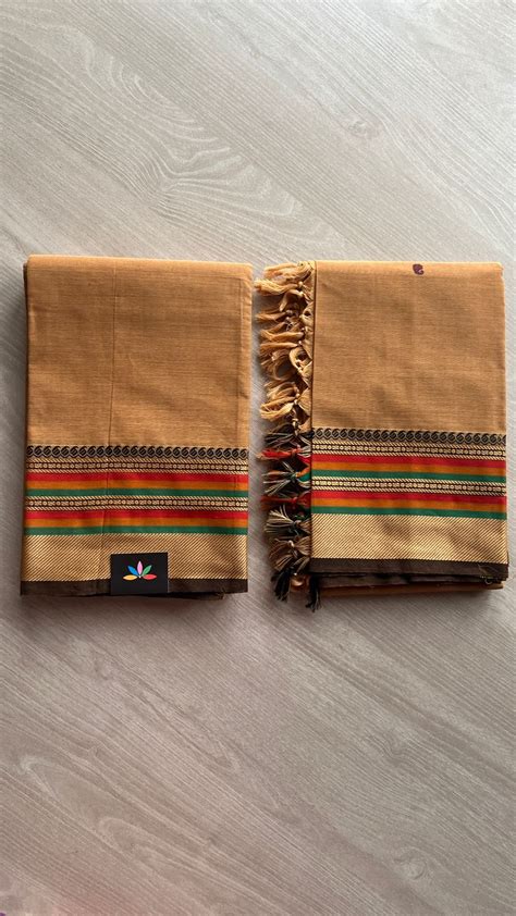 Traditional Border Cotton 2 Piece Sets - Kurti Fabric with Duppata - 2 ...