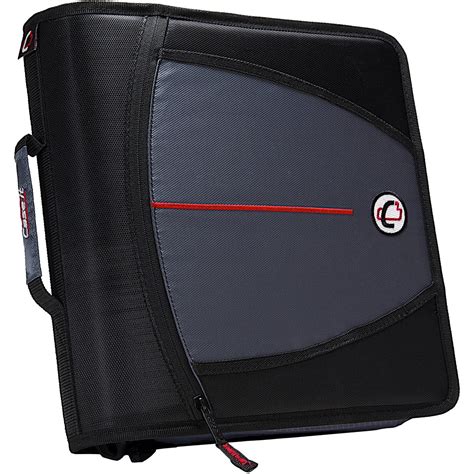 Case-It Mighty Zip Tab 3-Inch Zipper Binder, Black, D-146-BK - Walmart.com