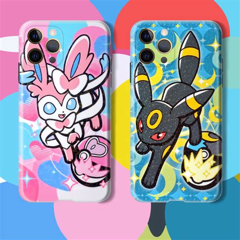 Cool Pokemon Phone Case Umbreon Sylveon Mewtwo Mimikyu Pokemon iPhone ...
