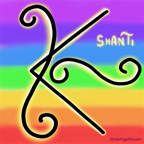 Shanti Symbol: Meaning, Reiki Use, and Peace - Drawings Of...