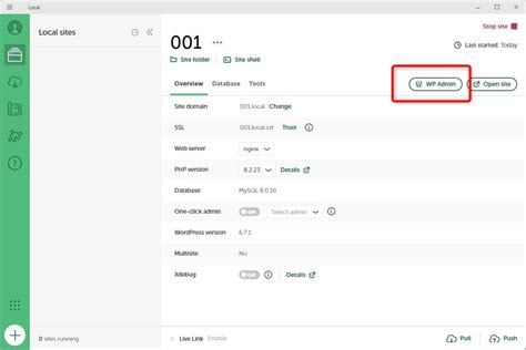 How to Use Local WordPress 的图像结果