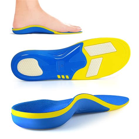 DACAT High Arch Support Plantar Fasciitis Insoles - Heavy Duty Orthotics Shoe Inserts for ...