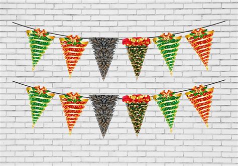 PSI Christmas Theme Flag Bunting | Party Supplies India Online