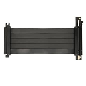 PCIe 4.0 X16 Riser Cable, High Speed 90 Degree Right Angle EMI Transfer ...
