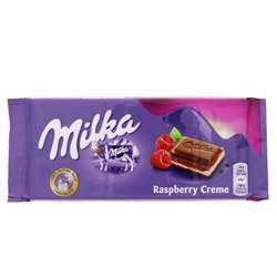 Purchase imported Milka Raspberry Cream chocolate online at a ...