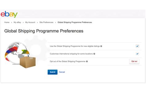 Image result for eBay Global Shipping Program
