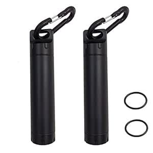 2pcs Waterproof EDC Survival Capsule Emergency Pill Holder Container ...