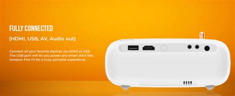 WZATCO Pixel Lite | Portable LED Projector, USB, HDMI | Native 720p ...