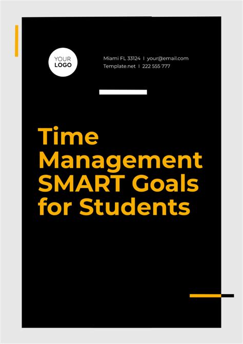 Image result for Time Management Smart Goals Examples