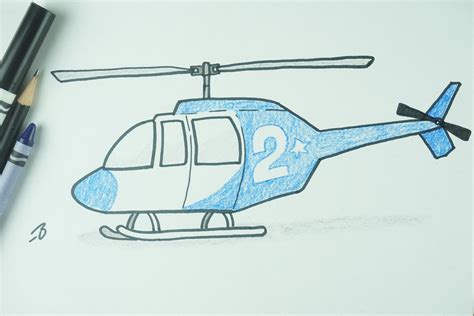 How To Draw Easy Helicopter