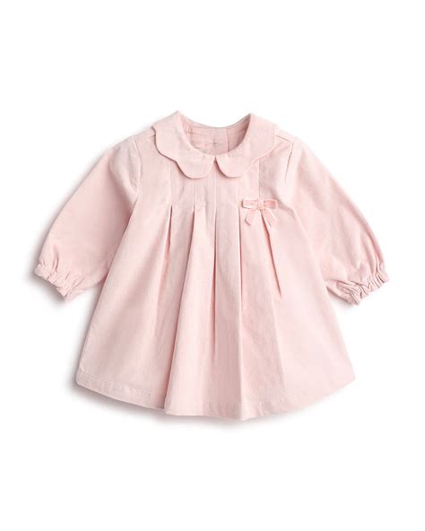 Chicco Peach Frock Dress-Solid-Cotton-For Infants-Extra 5% Off ...