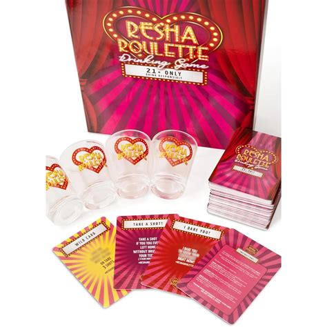Caresha Please Resha Roulette Card, A Drinking Card Game for Parties ...