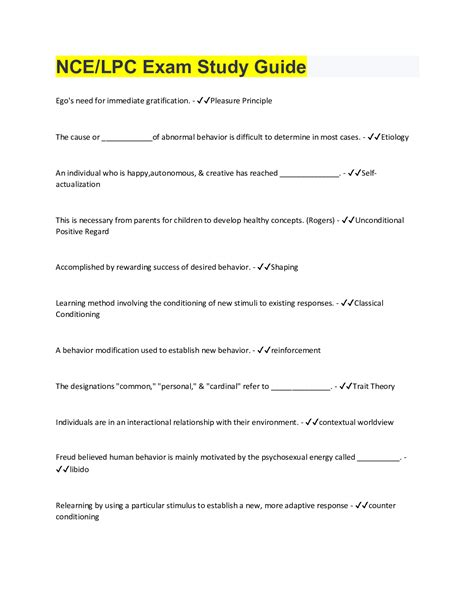 LPC Study Guide 的图像结果