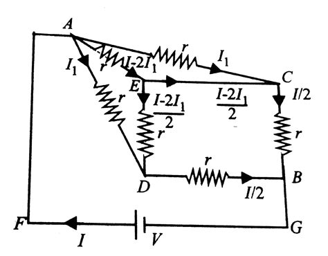 Equivalent resistance between A and B in Fig. is
