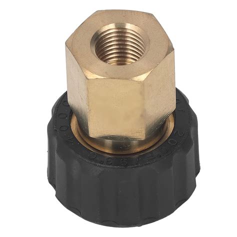 Pressure Washer Adapter, G1/4in To M22x1.5mm Pressure Washer Hose ...