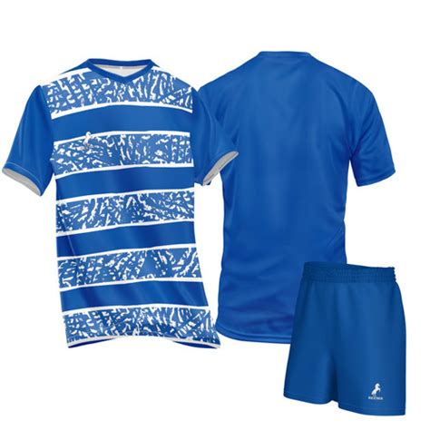 Volleyball Playing Kit Dryfit -Royal Blue-White - RVB45 | REENIX.IN