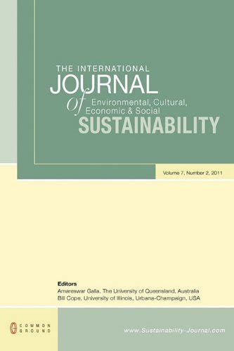 Buy The International Journal of Environmental, Cultural, Economic and ...