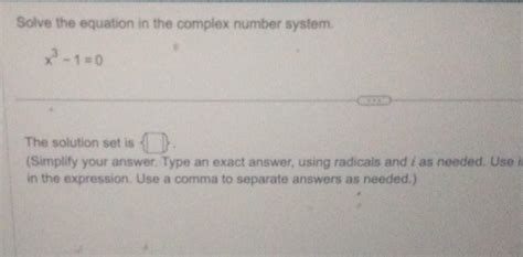 Solving Complex Number System 的图像结果