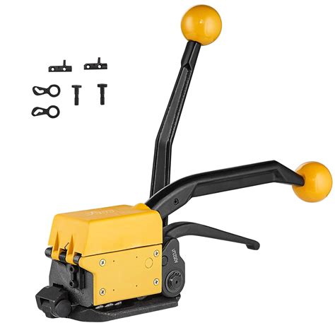 VEVOR Steel Strapping Tool for 1/2"-3/4" Width, 3-in-1 (Tensioner ...